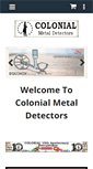 Mobile Screenshot of colonialmetaldetectors.com